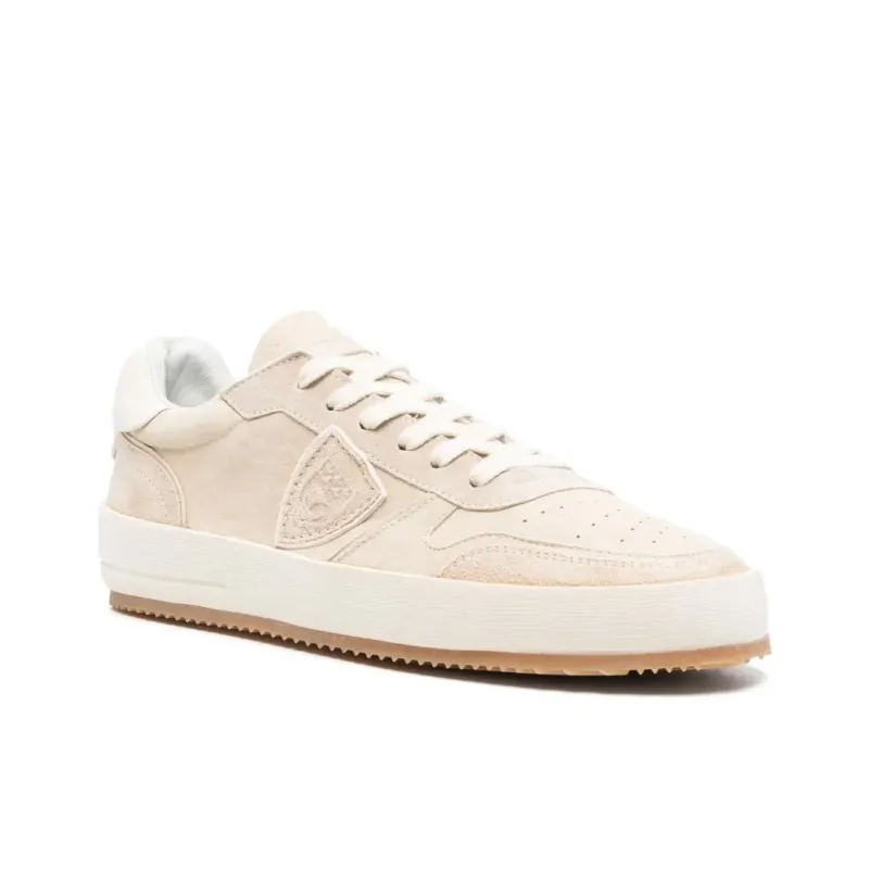 PHILIPPE MODEL Nice Low-Top Skateboard Shoes Men's Light Umber-2