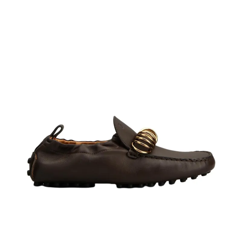 TOD'S Ring Embellished Slip On Loafers Women's-1