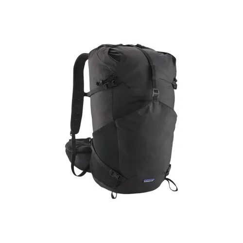 Patagonia Terravia Recycled Nylon Outdoor Mountaineering Bag Backpack Unisex Black