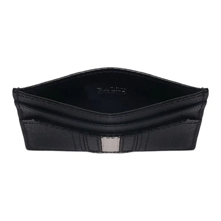 BALLY Cow Leather Card Holder Card Holder Men's Dark Blue-4