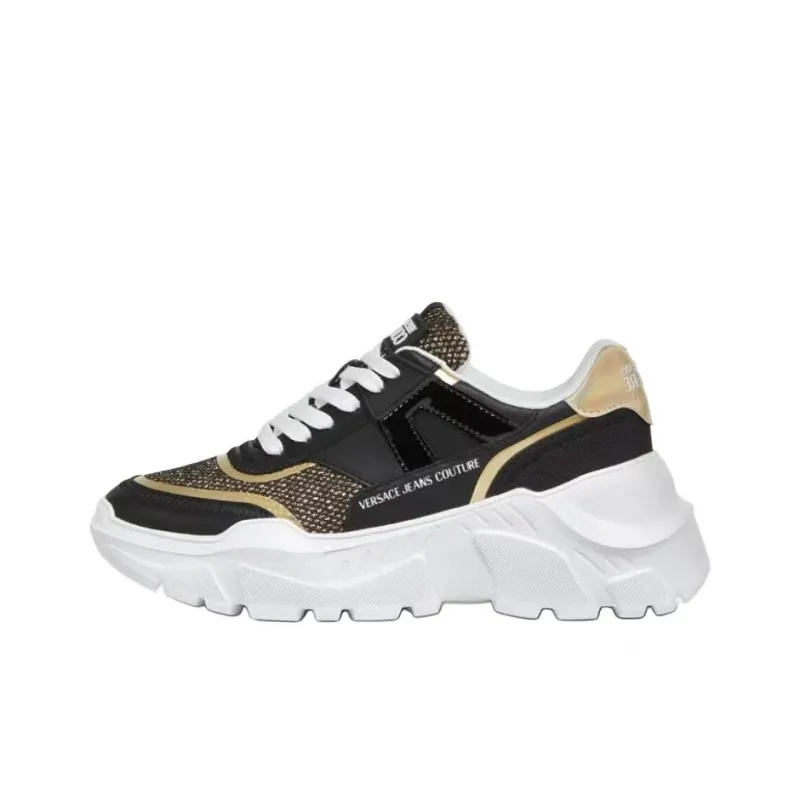 VERSACE JEANS COUTURE Speedtrack Low Top Casual Shoes Women's Black-0