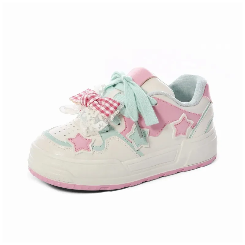 KAAVER OTTO Skateboard Shoes Women's Low Top White-19