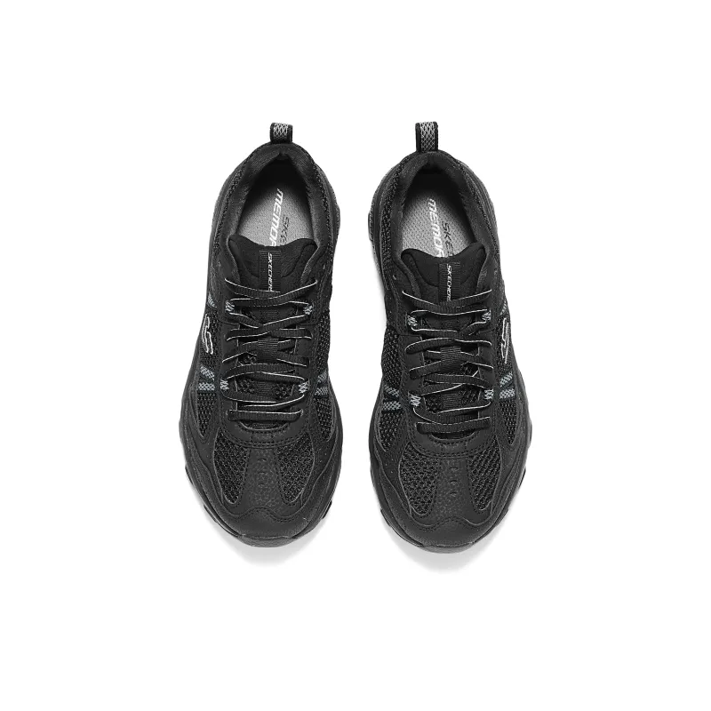 Skechers Abrasion-Resistant Low-Top Trekking Shoes Women's Black-3