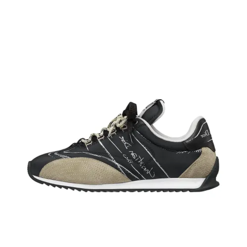 DIOR D Sketch 2025 Spring And Summer Apparel Collection Low Top Casual Shoes Women's Black
