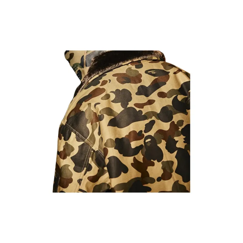A BATHING APE TORAICHI Collaboration Jackets Unisex Green-3