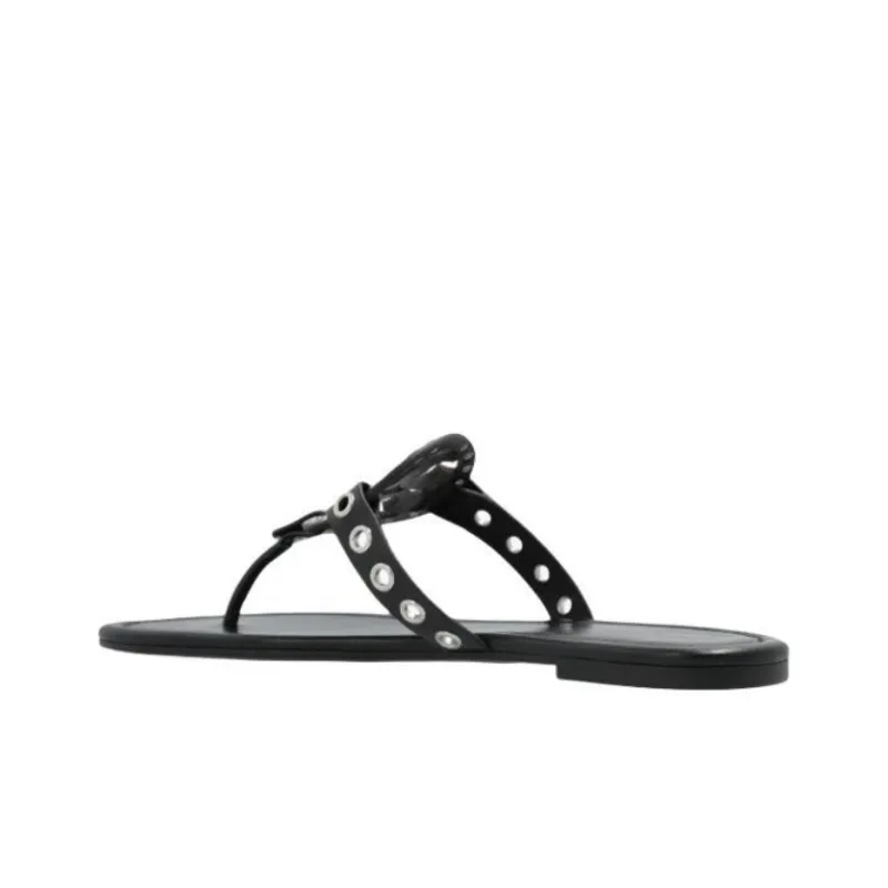 TORY BURCH Miller Flip Flops Women's Black-3