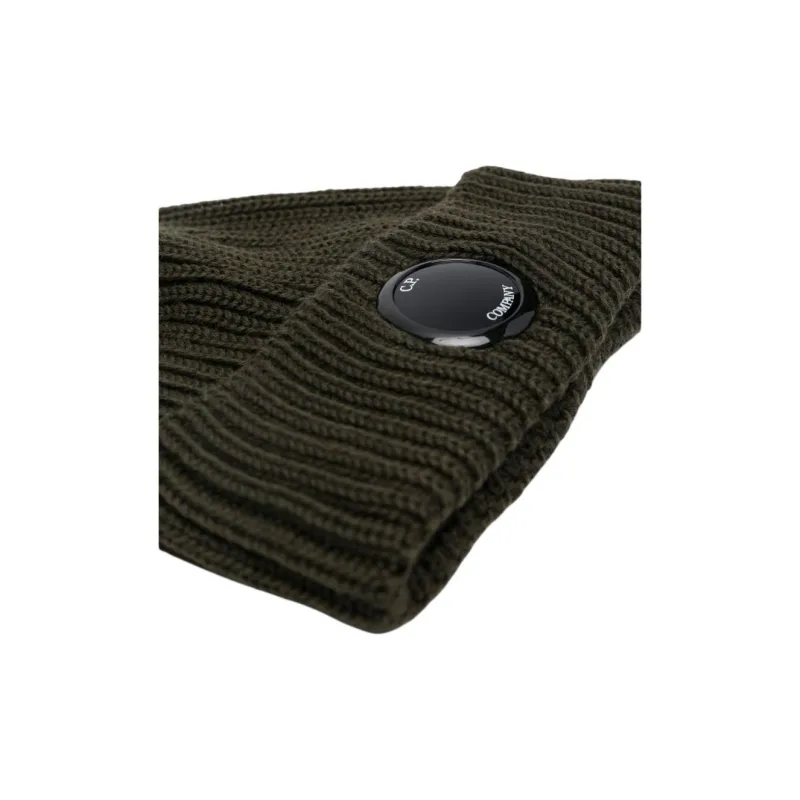 C.P.Company Lens Detailed Turn Up Hem Beanie-4
