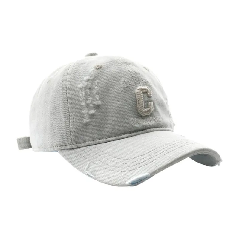 CARDANRO Washable Denim Baseball Caps Unisex-1