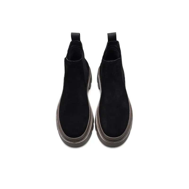 PARDASAUL Short Chelsea Boots Men's Black-4