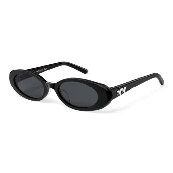 PARZIN Plate Frame Oval Sunglasses Unisex