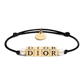DIOR Metal Bracelets Women's Black