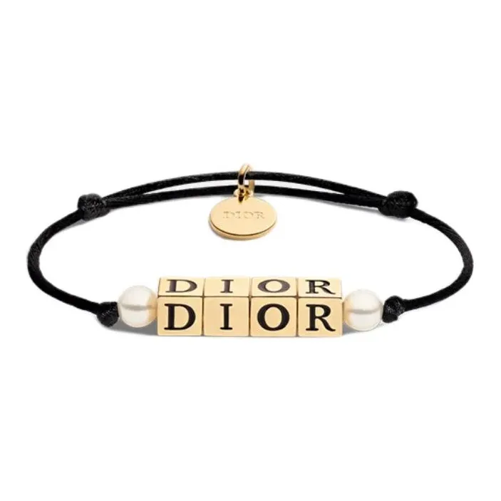 DIOR Metal Bracelets Women's Black-0