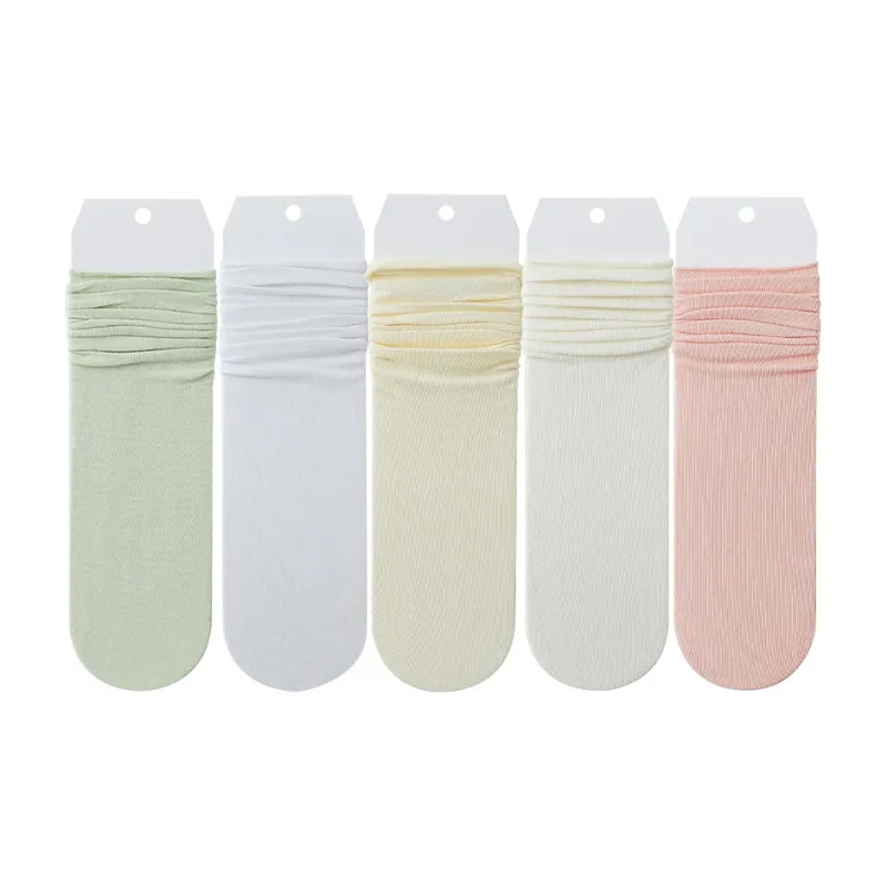 MIIOW Knee-High Socks Women's 5 Pack-10