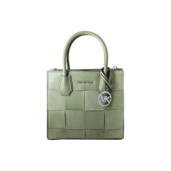 MICHAEL KORS Leather One Shoulder Handbag Women's Green