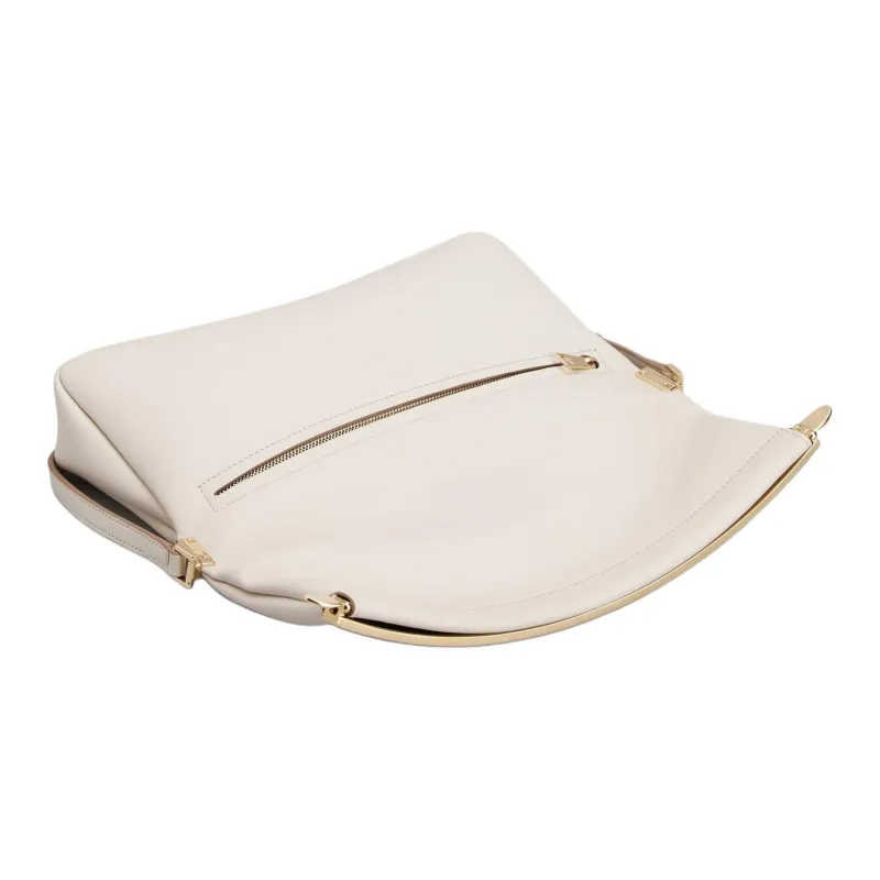 TOD'S Cow Leather Shoulder Bag Regular Women's White-3