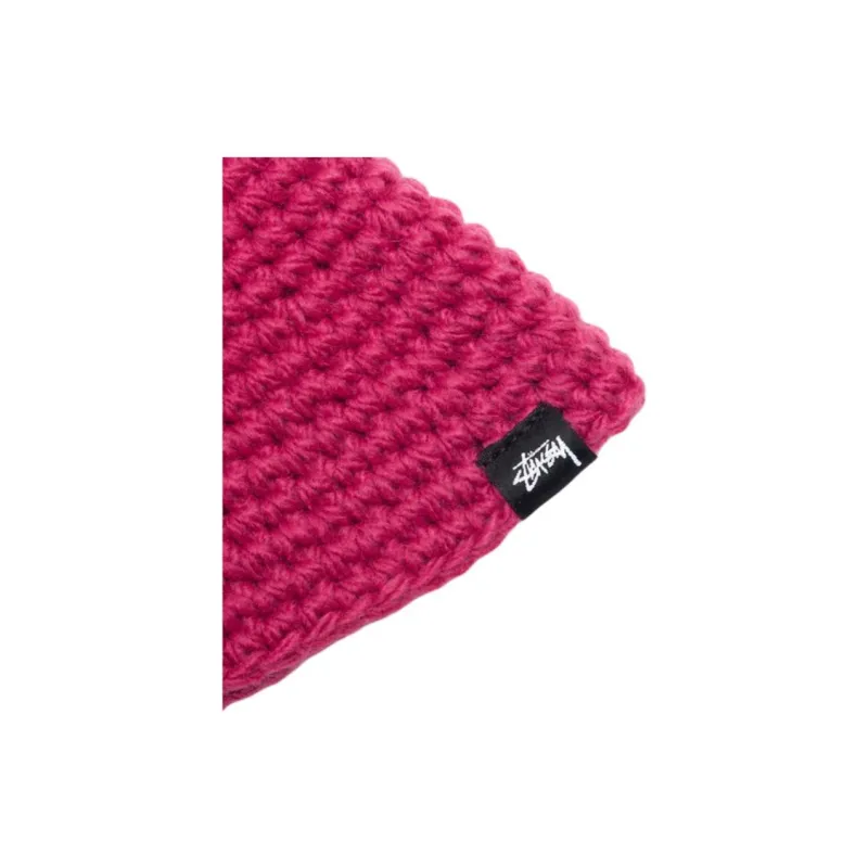 Stussy Knitted Fabric Bucket Hats Men's Pink-4