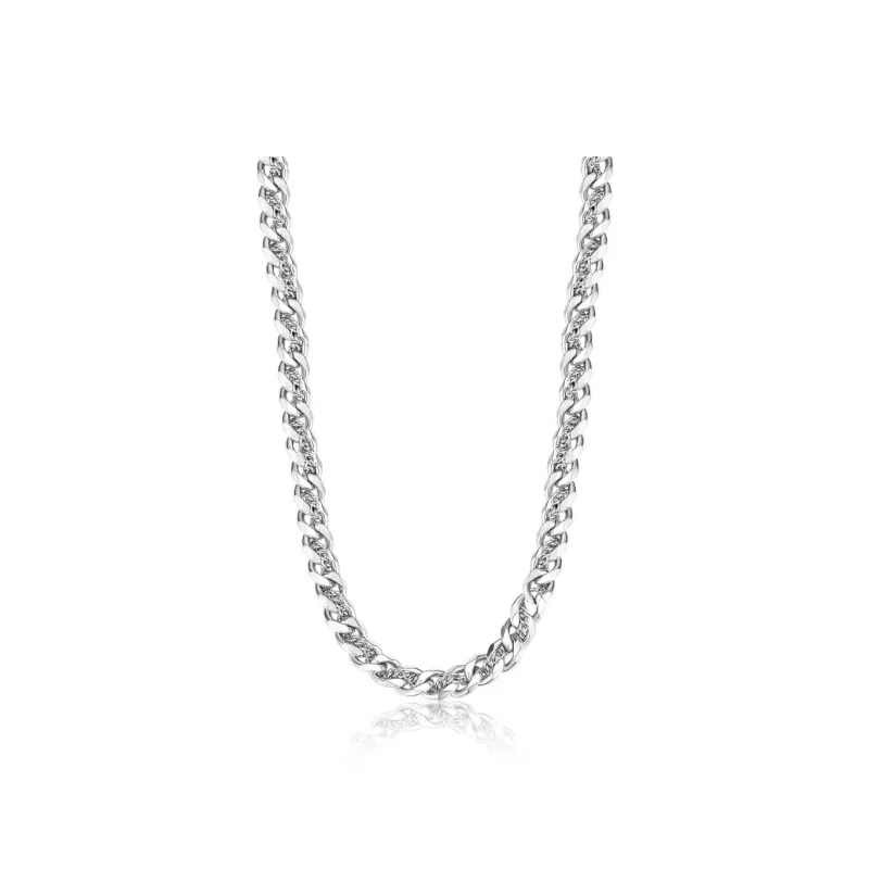 FOREVER MELODY Titanium Steel Necklaces Men's-4