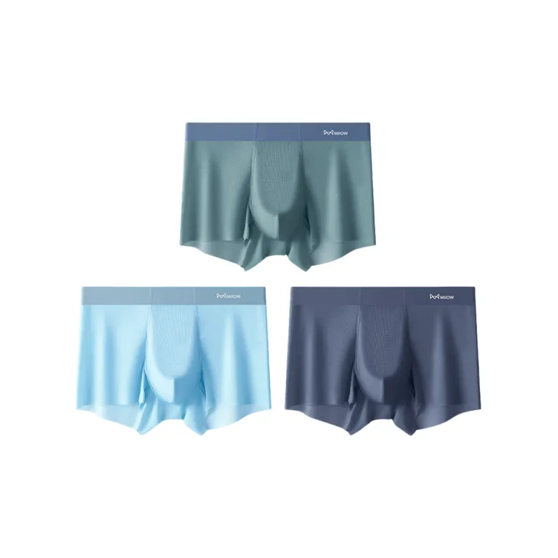 MIIOW Cooling Summer Collection Trendy Party Collection Underpants Men's 3 Pack-5