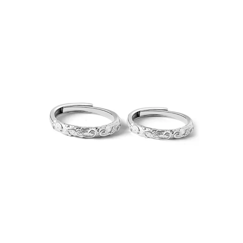 NIANNIANXI S999 Fine Silver Rings Unisex-0