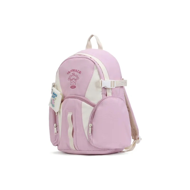 VANWALK Polyester Backpack Large Size Women's Galaxy Blue/Dreamy Star/Angel Pink-9