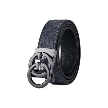 POLOMEISDO Microfiber Genuine Leather Belt Utility Box Men's Width 3.5cm