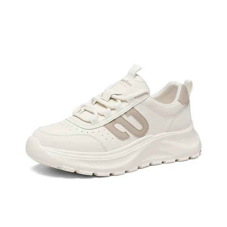 Golden Silk Rabbit Low-Top Chunky Sneakers Women's-5
