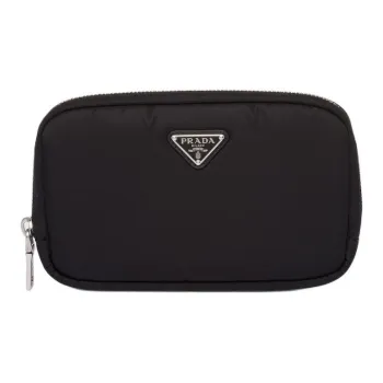 PRADA Nylon Wallet Mini Women's Black