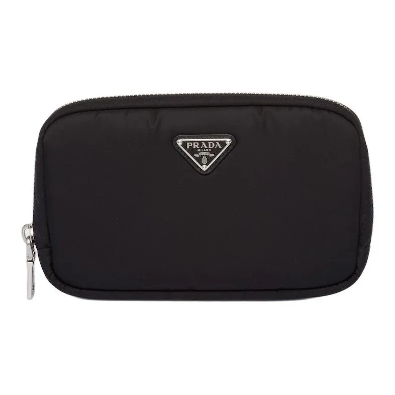 PRADA Nylon Wallet Mini Women's Black-0