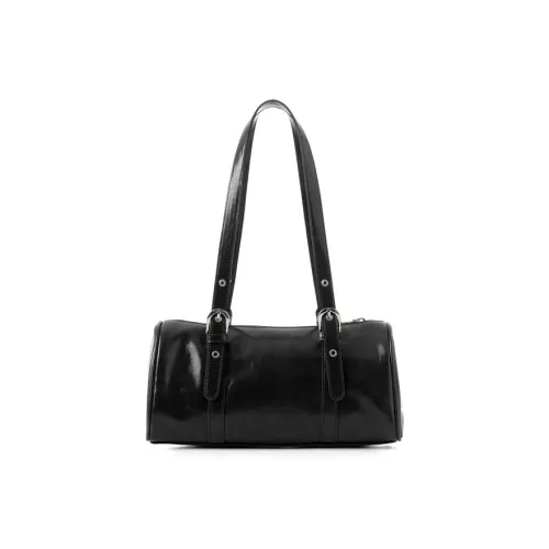 SQUARE Line Cow Leather Handbag Shoulder Bag Medium Size Women's Multicolor