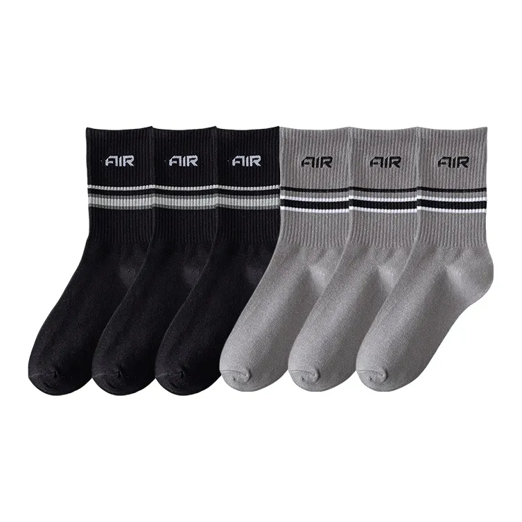 Cotton Gene Mid Calf Socks Unisex Combo Set-15