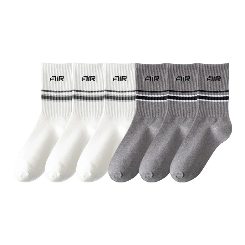 Cotton Gene Mid Calf Socks Unisex Combo Set-8