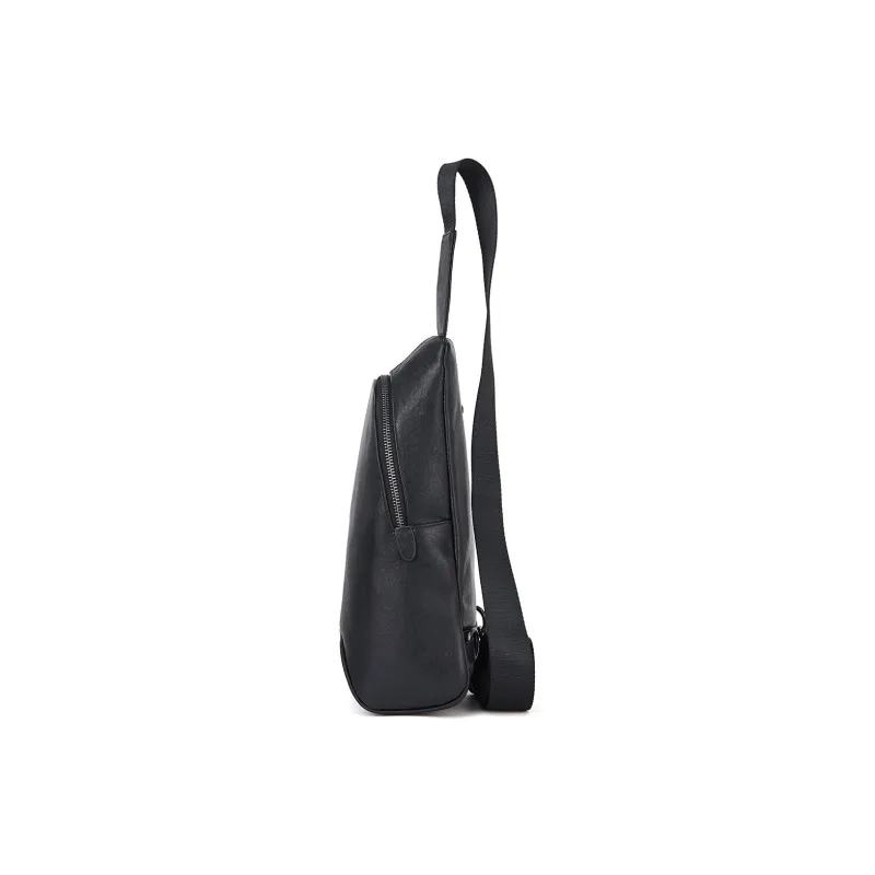 ROBERTA DI CAMERINO Cow Leather Sling Bag Regular Men's Black-3
