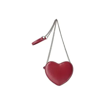 ZARA Polyurethane Shoulder Bag Women's Red