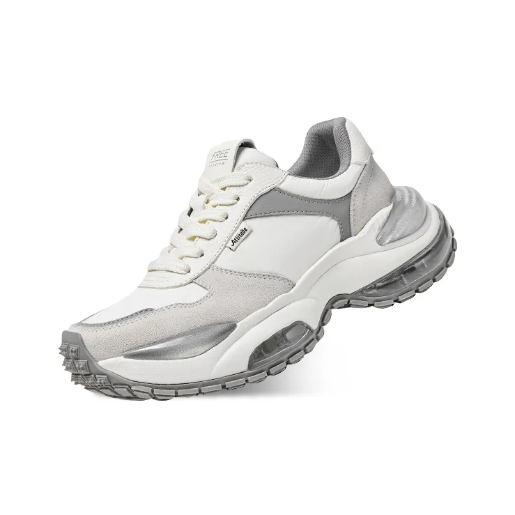 CHERYKALLY Wear-Resistant Breathable Height Increasing Low-Top Chunky Sneakers Women's-5