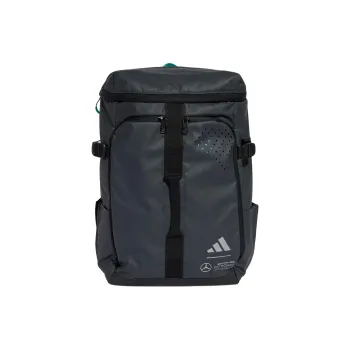 Adidas Polyurethane Backpack Regular Unisex Carbon Black & Dark Silver Gray