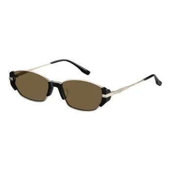 BERTHA Plate And Metal Cat Eye Sunglasses Unisex