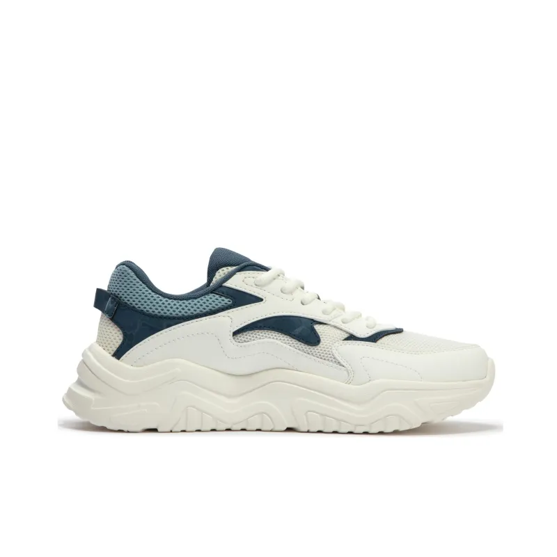 361° Cushioning, Wear Resistant Low Top Casual Shoes Men's White Blue-1