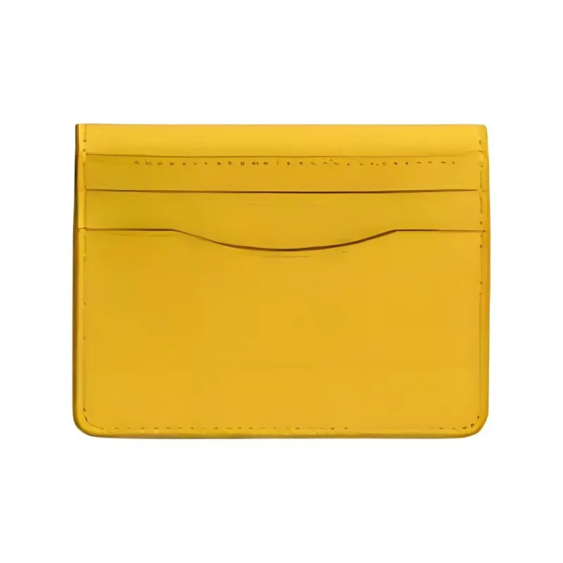 COACH Bandit Calfskin Wallet Mini Women's Canary Color-1