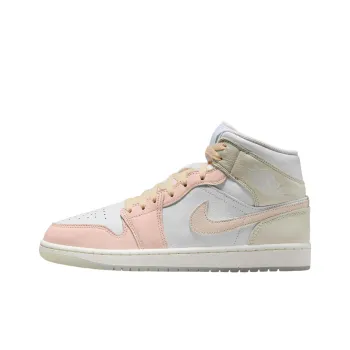 JORDAN 1 Mid Se White Sea Glass Glacier Blue Guava Ice