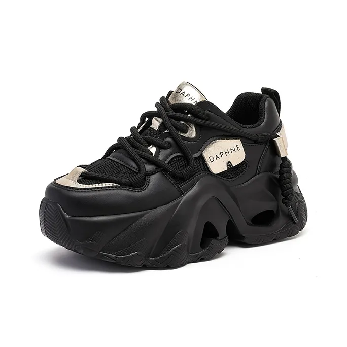 DAPHNE Anti-Slip Wear-Resistant Low-Top Chunky Sneakers Women's-1