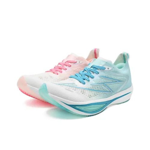 ONOD Low Top Running Shoes Men's Pink Blue Mismatched