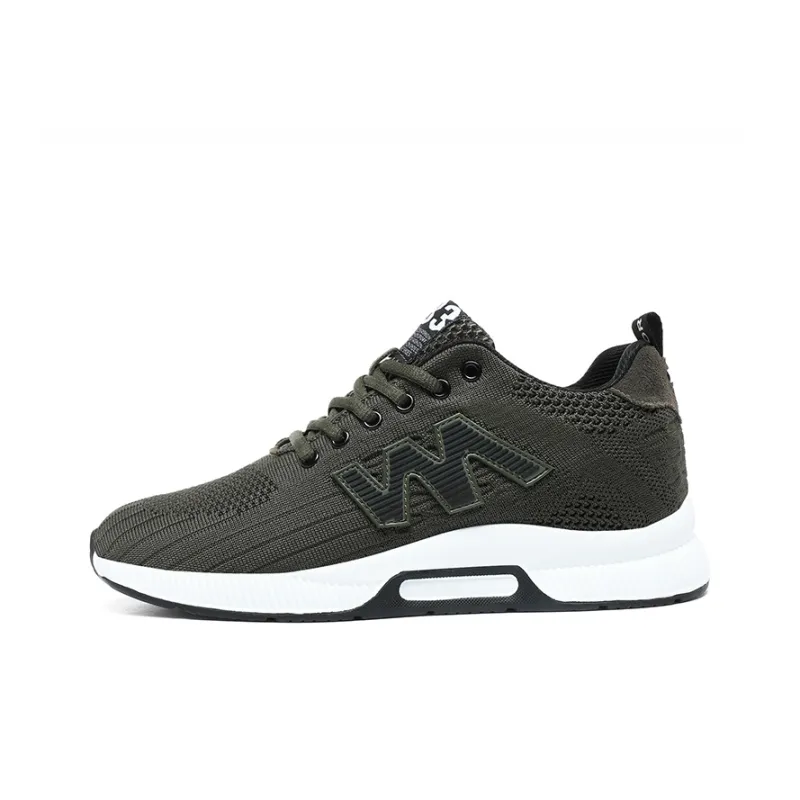 QIUTEXIONG Cushioning Anti-Slip Wear-Resistant Breathable Balance Height Increasing Low-Top Casual Shoes Unisex-15