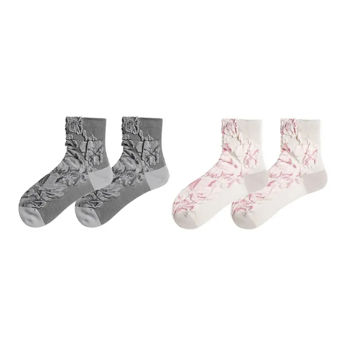 Ubras Mid Calf Socks Women's 2 Pack-6