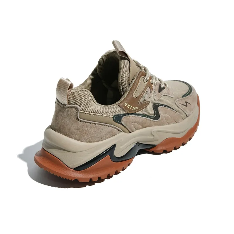 JEEP SPIRIT Chunky Sneakers Men Low Top Brown-3