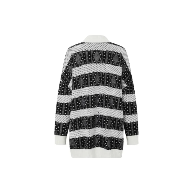 KARL LAGERFELD Sweater Women's Black White-1