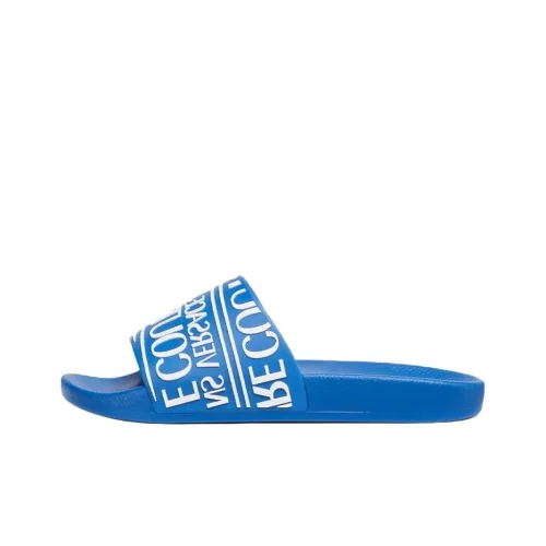VERSACE JEANS COUTURE Slide Slippers Men's Blue