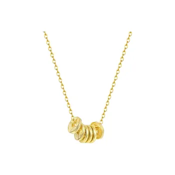 Happy Tide S999 Silver Necklaces Women's