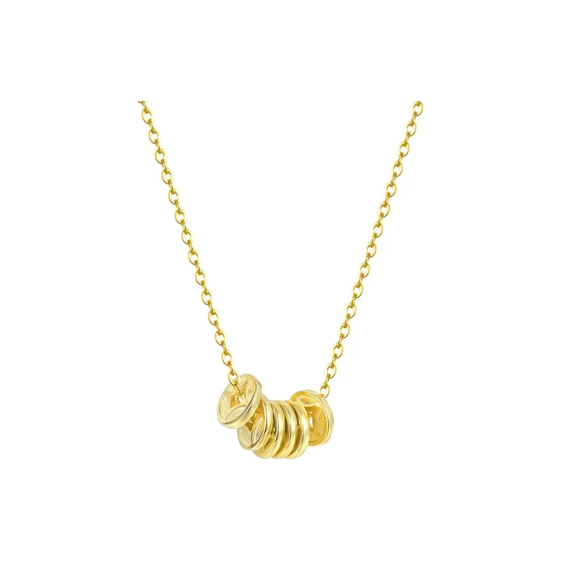 Happy Tide S999 Silver Necklaces Women's-0