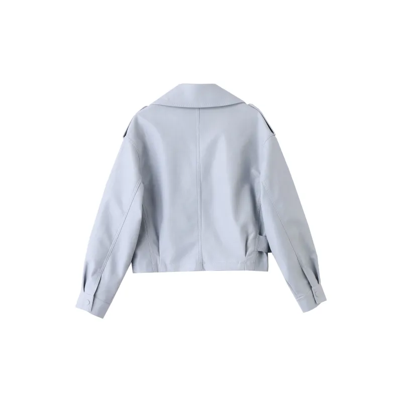 Yi Mengyuan Leather Jacket Women's-1