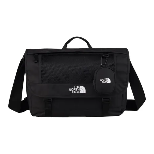 THE NORTH FACE Polyester Messenger Bag, One Shoulder Handbag Large Size Men's Black